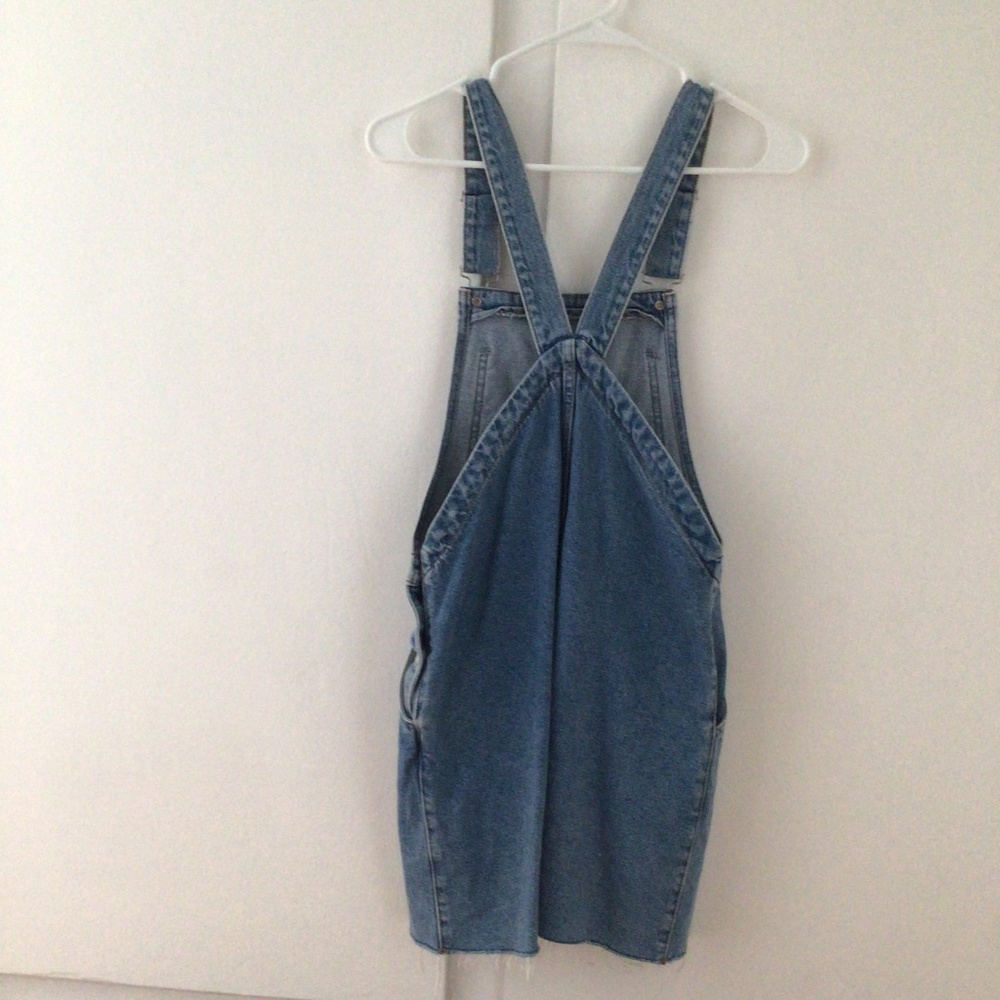 Topshop Jean Overall Dress - Picture 2 of 3